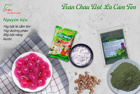 bột tạo màu tự nhiên tạo màu cho trân châu